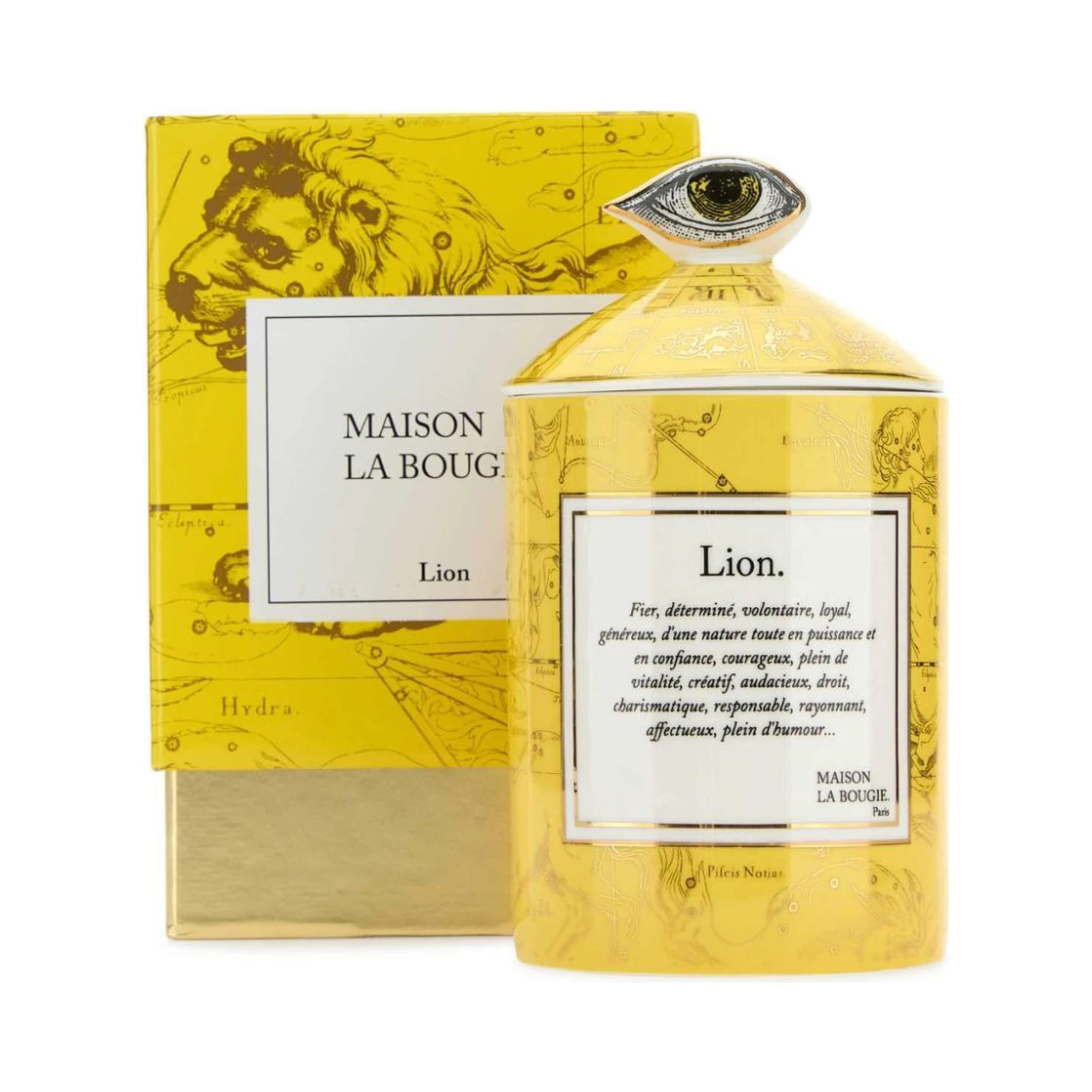 Leo Candle In Yellow