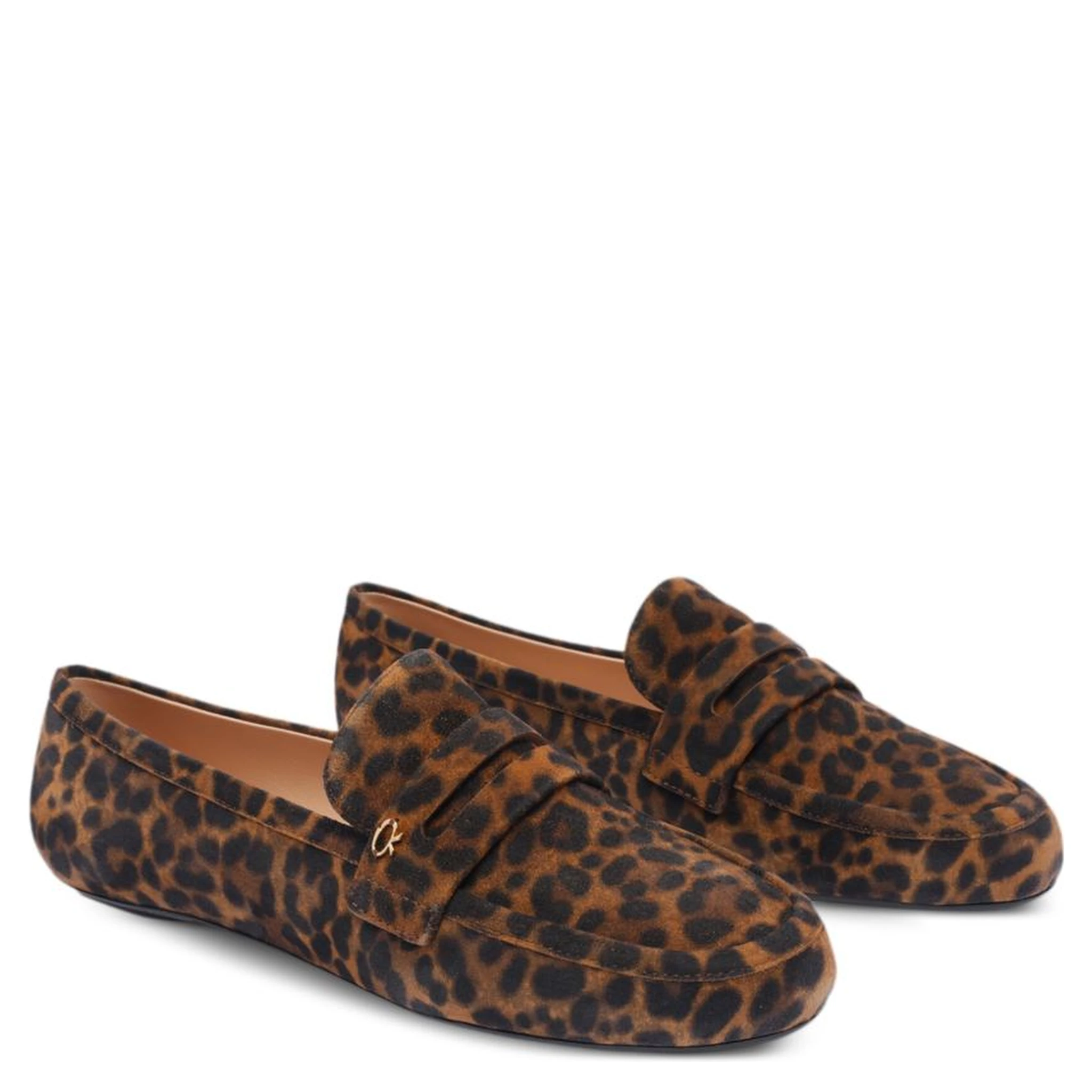 GIANVITO ROSSI Women Giorgia Suede Loafers In Multi