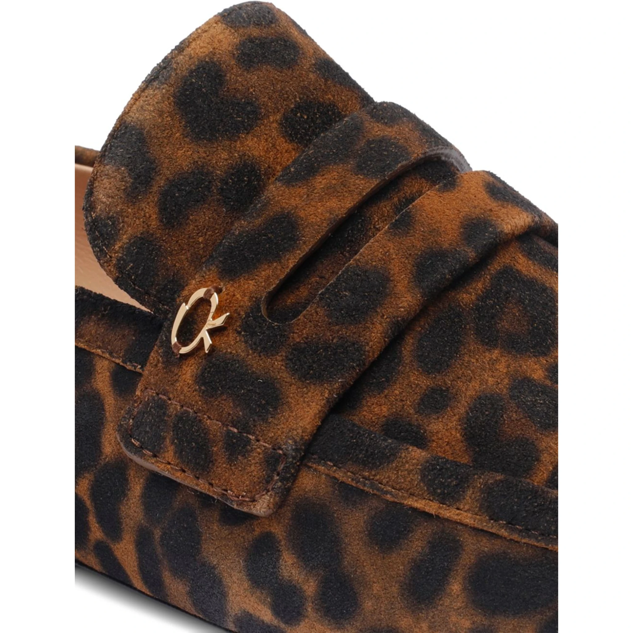 GIANVITO ROSSI Women Giorgia Suede Loafers In Multi