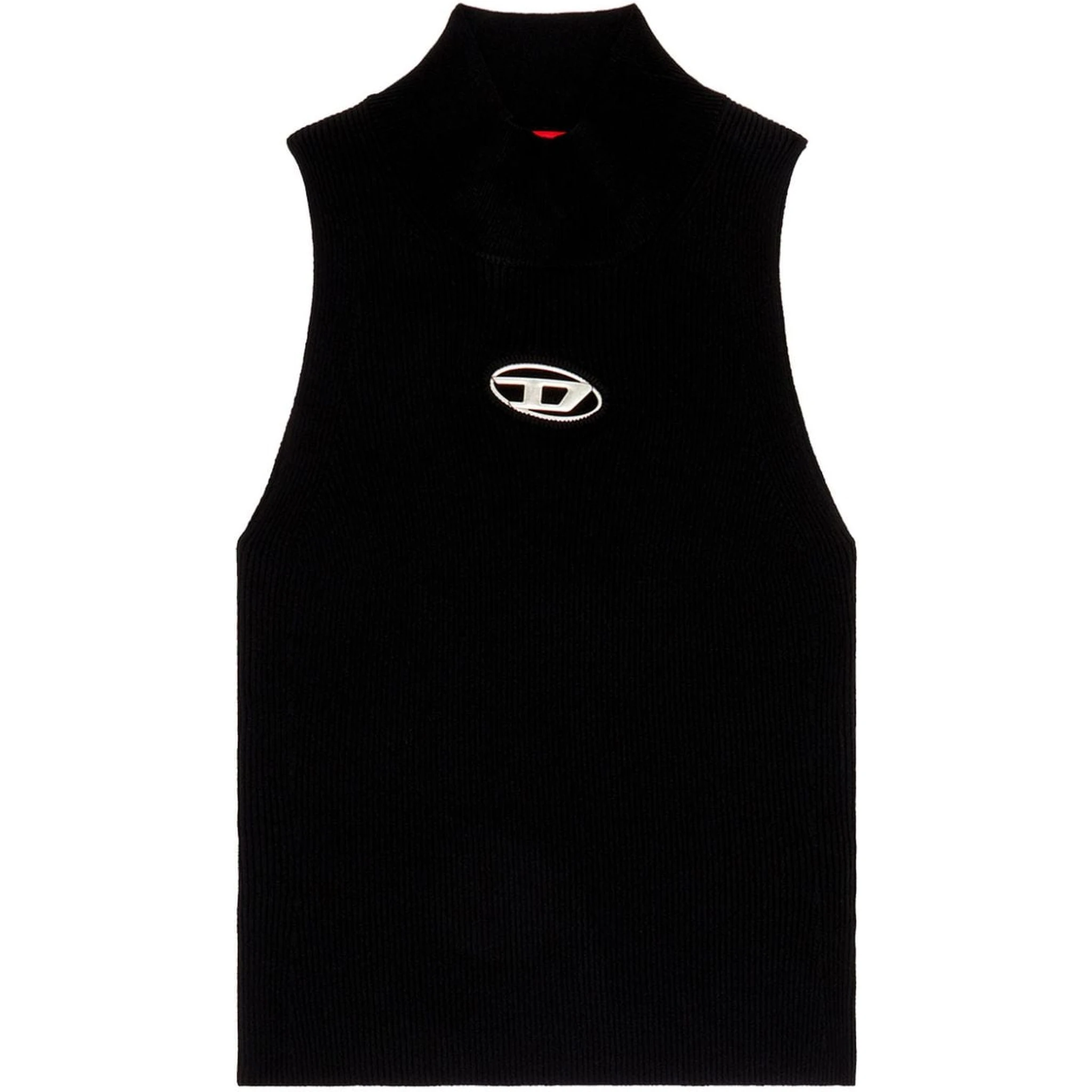 M-Onervax mock-neck top