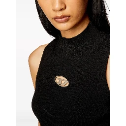 M-Onervax mock-neck top