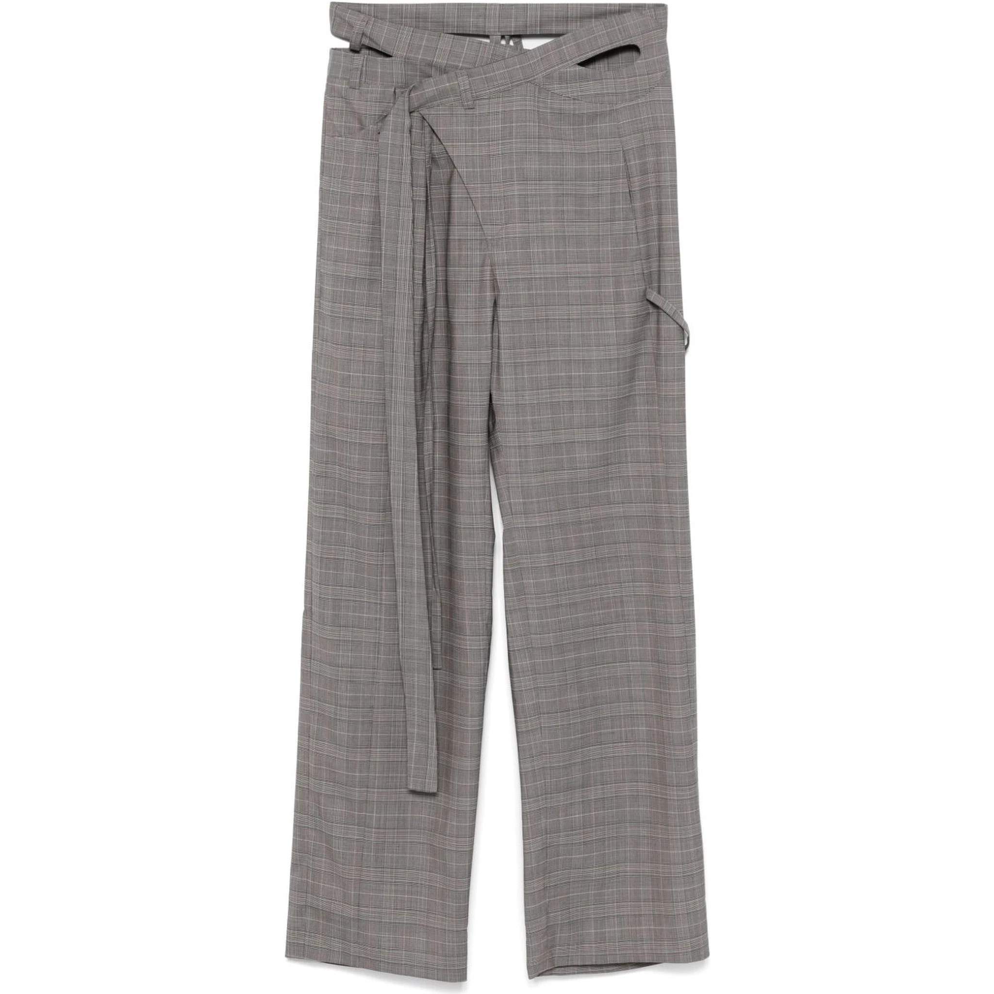 checked trousers