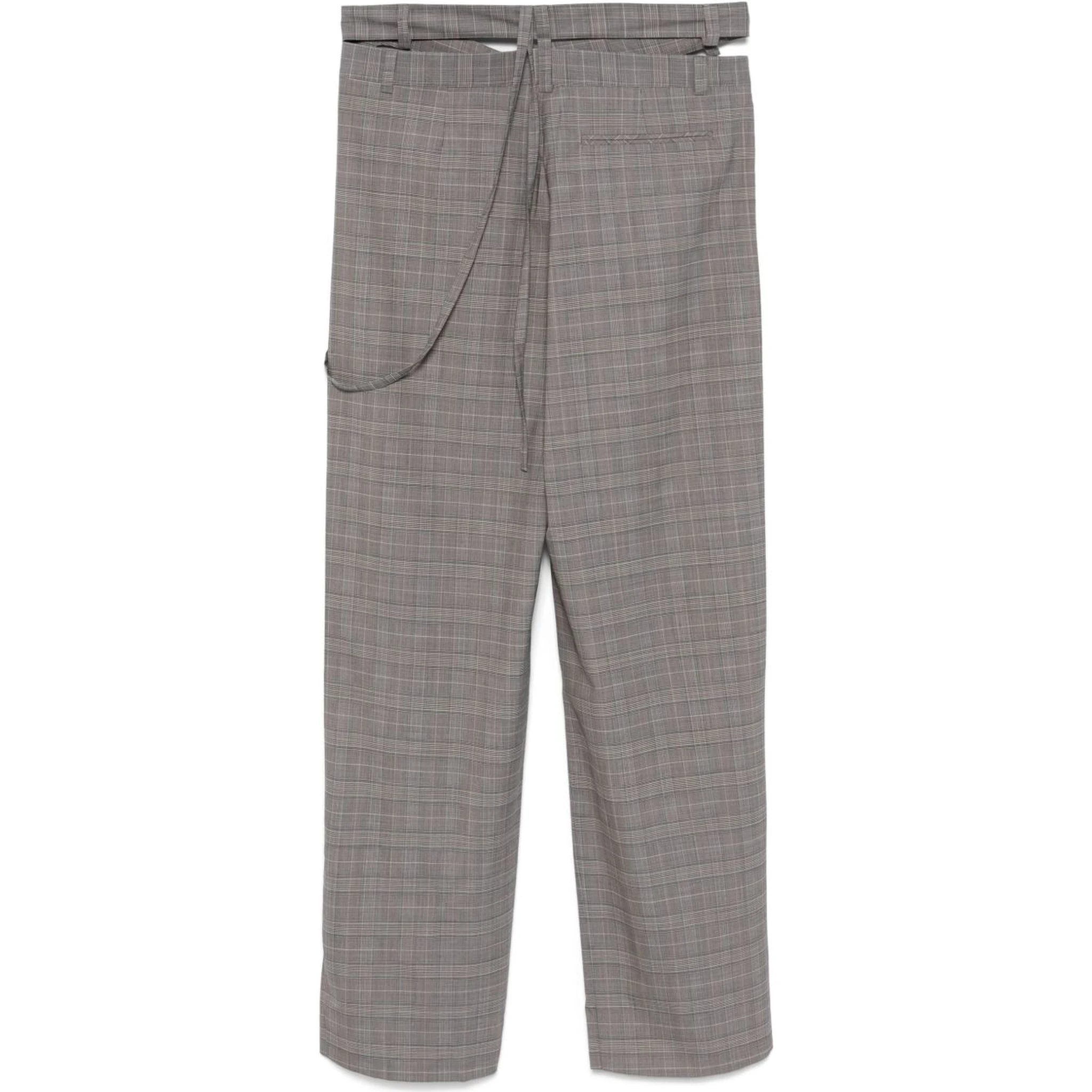 checked trousers