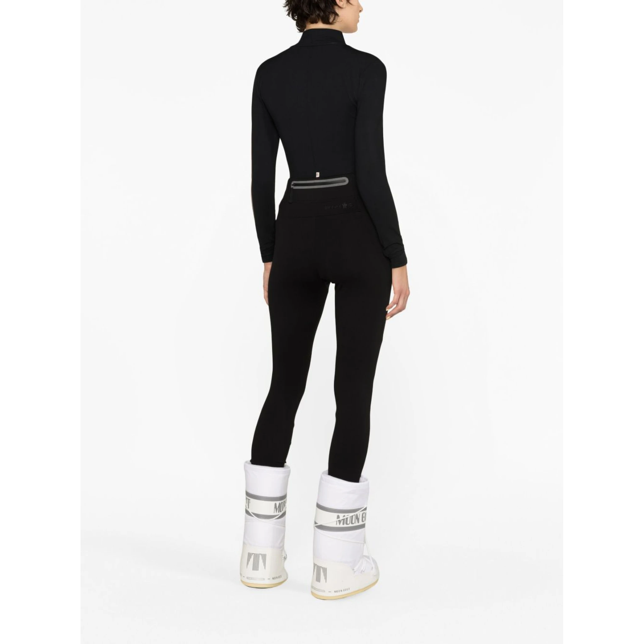 zip-pocket jersey leggings