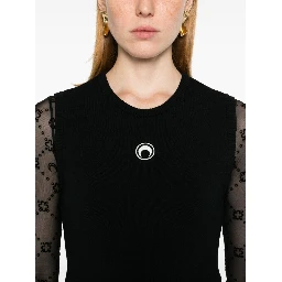 MARINE SERRE Sweaters Black