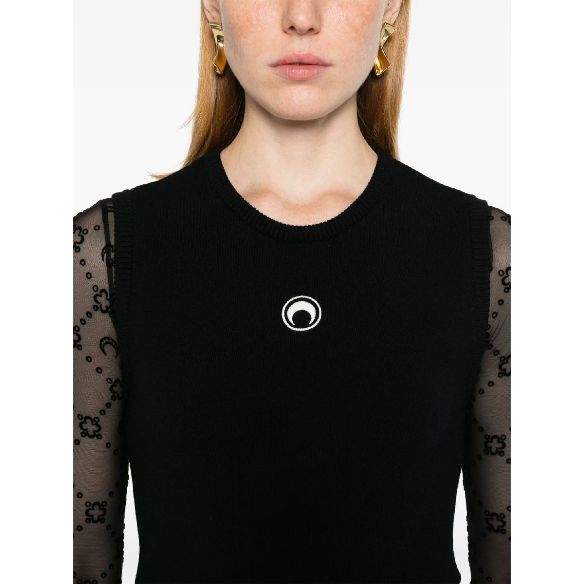 MARINE SERRE Sweaters Black