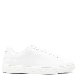 Greca faux-leather sneakers