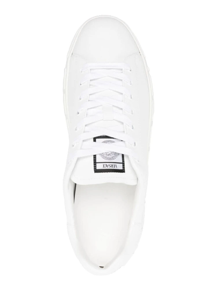 Greca faux-leather sneakers alternative