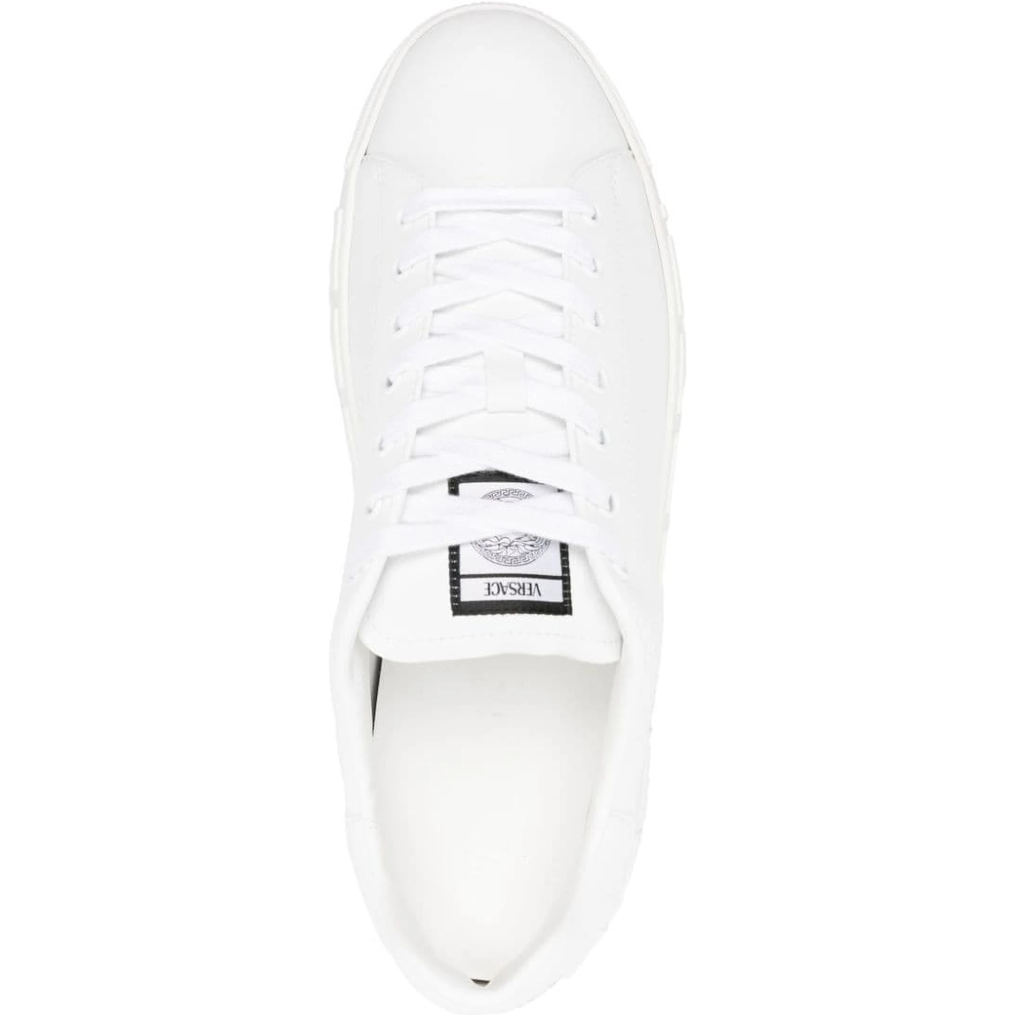 Greca faux-leather sneakers