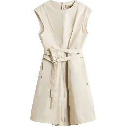 Woolrich poplin belted dress