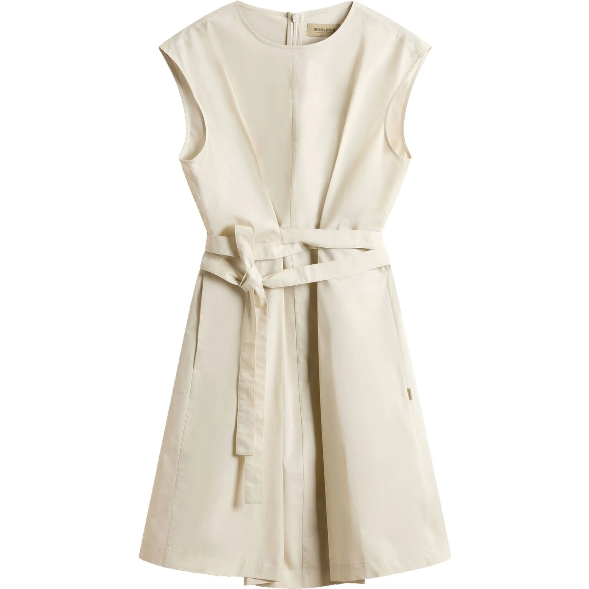 Woolrich poplin belted dress