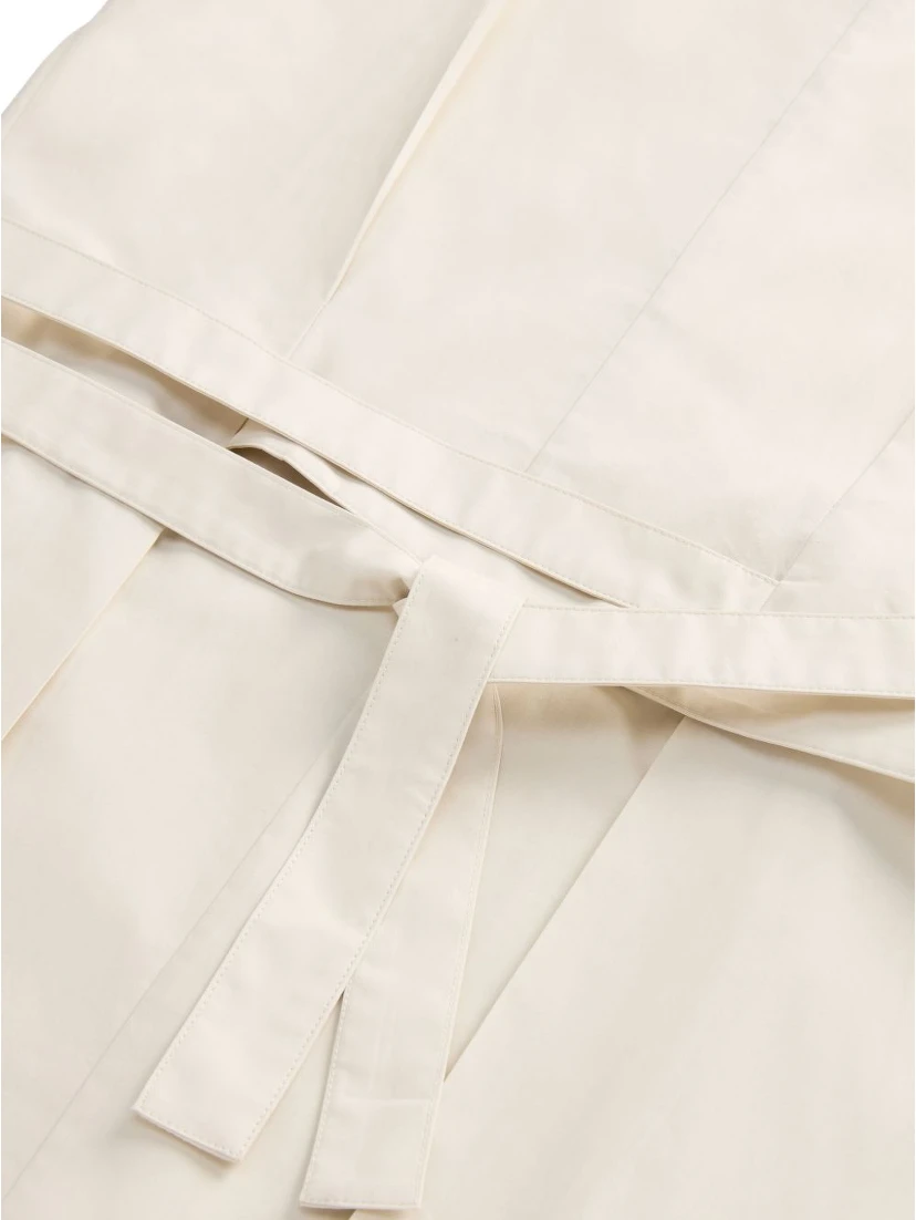 Woolrich poplin belted dress