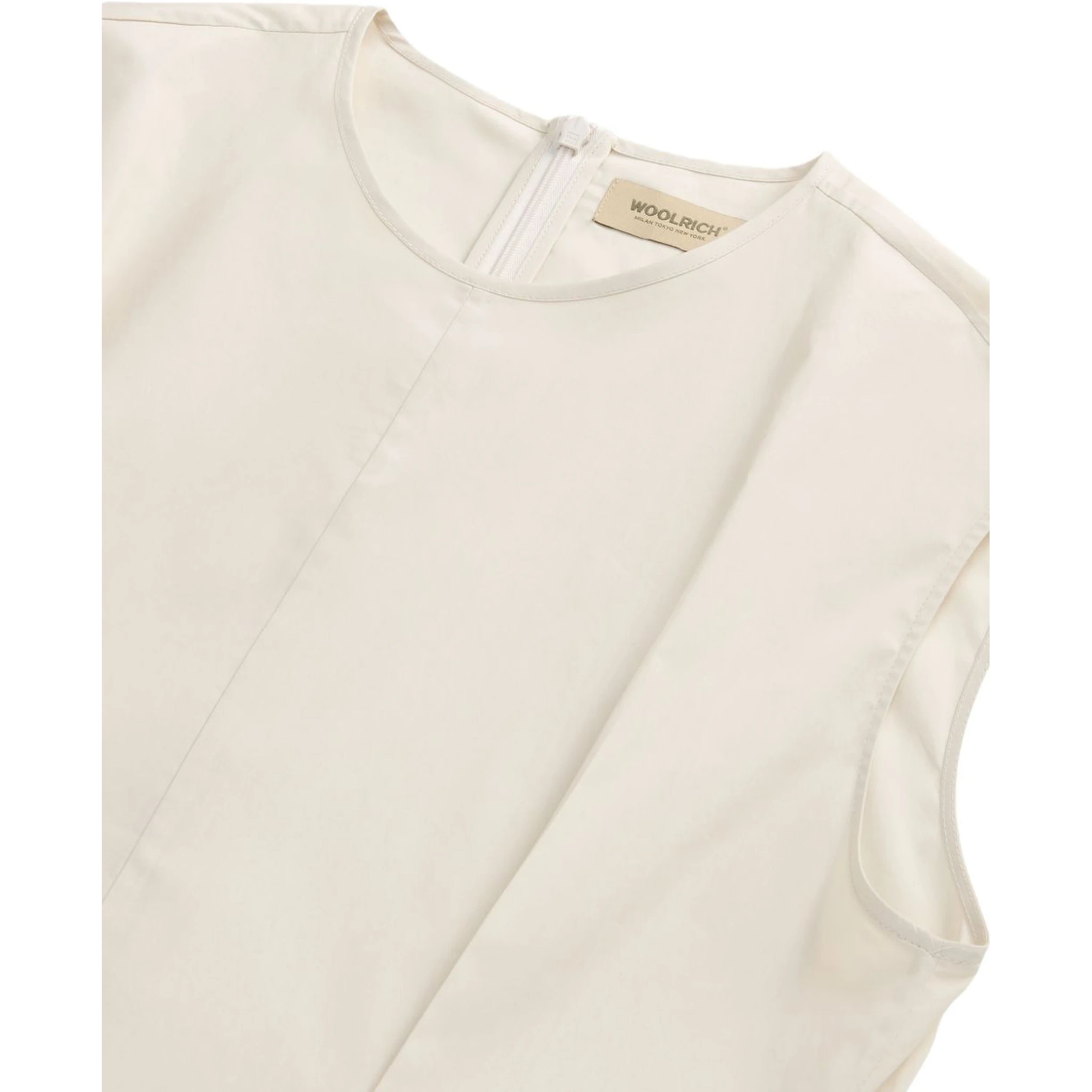 Woolrich poplin belted dress