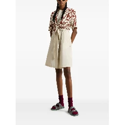 Woolrich poplin belted dress