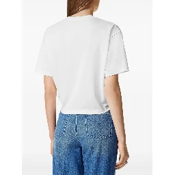 logo-embroidered T-shirt