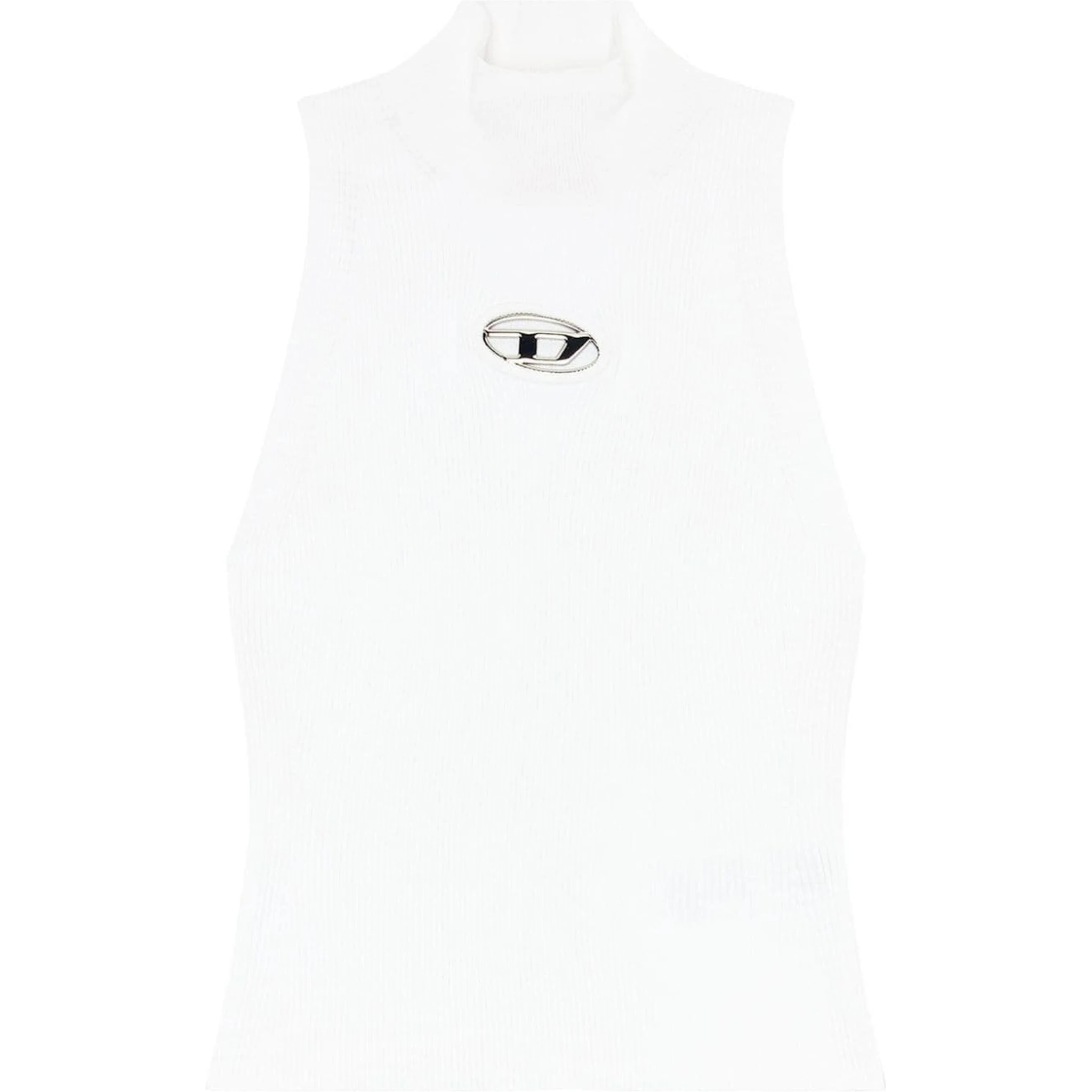 Women M-onervax Stand-up Collar Top In White