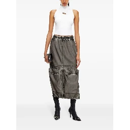 Women M-onervax Stand-up Collar Top In White