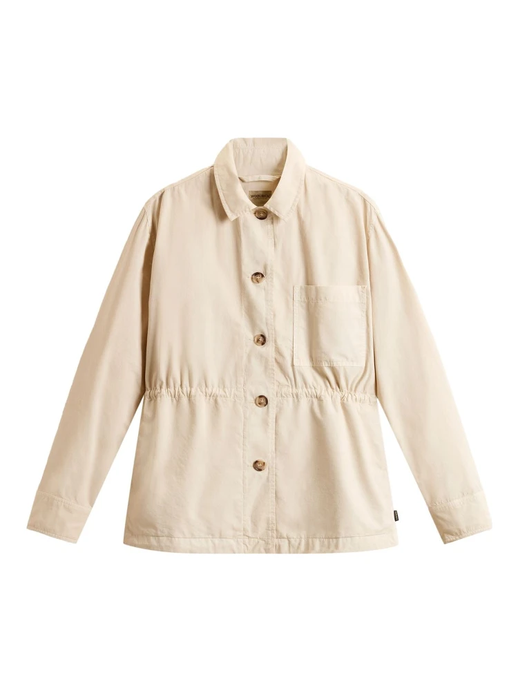 gabardine overshirt