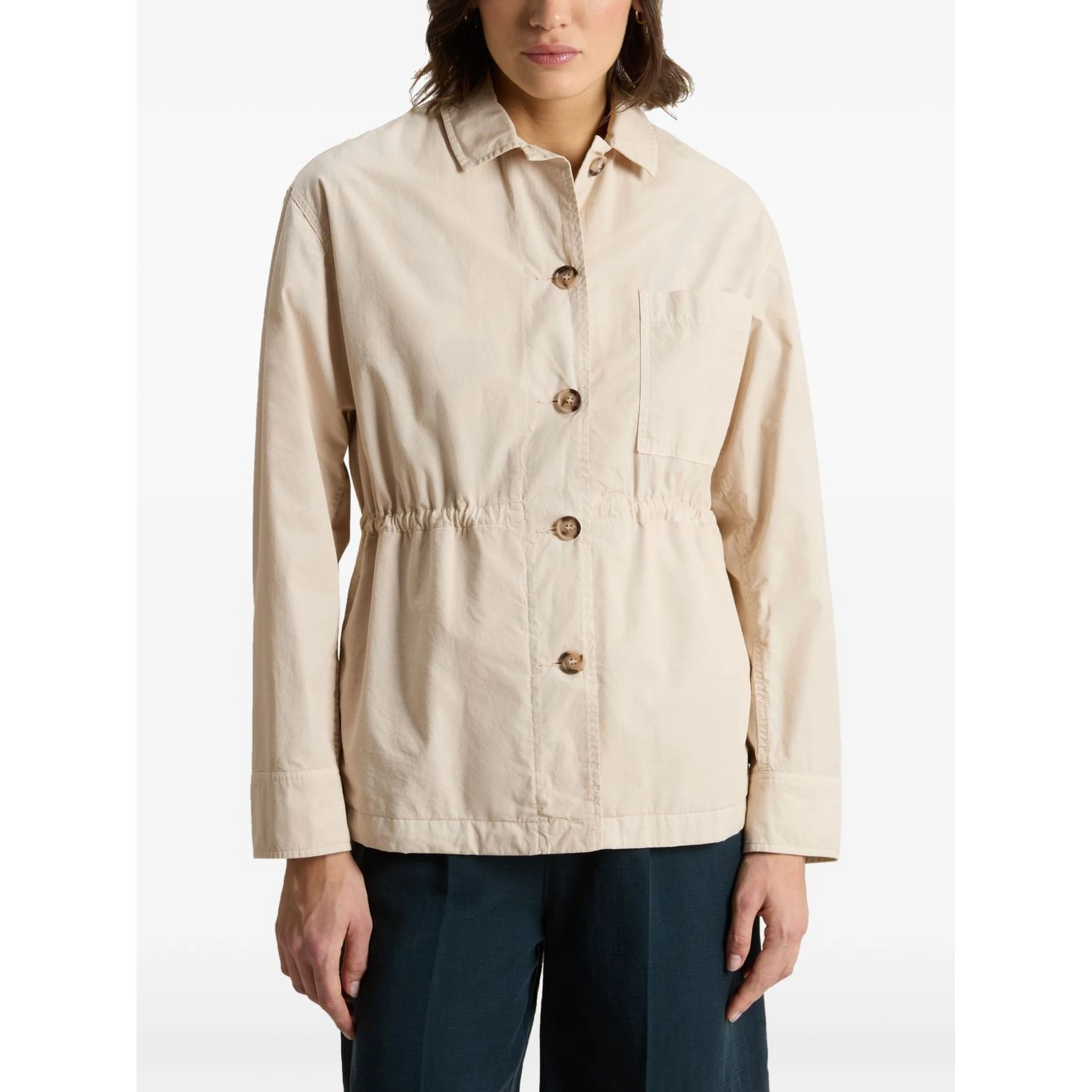 gabardine overshirt