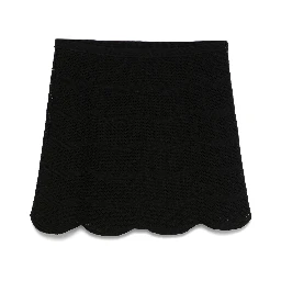 Silk And Cotton Mini Skirt