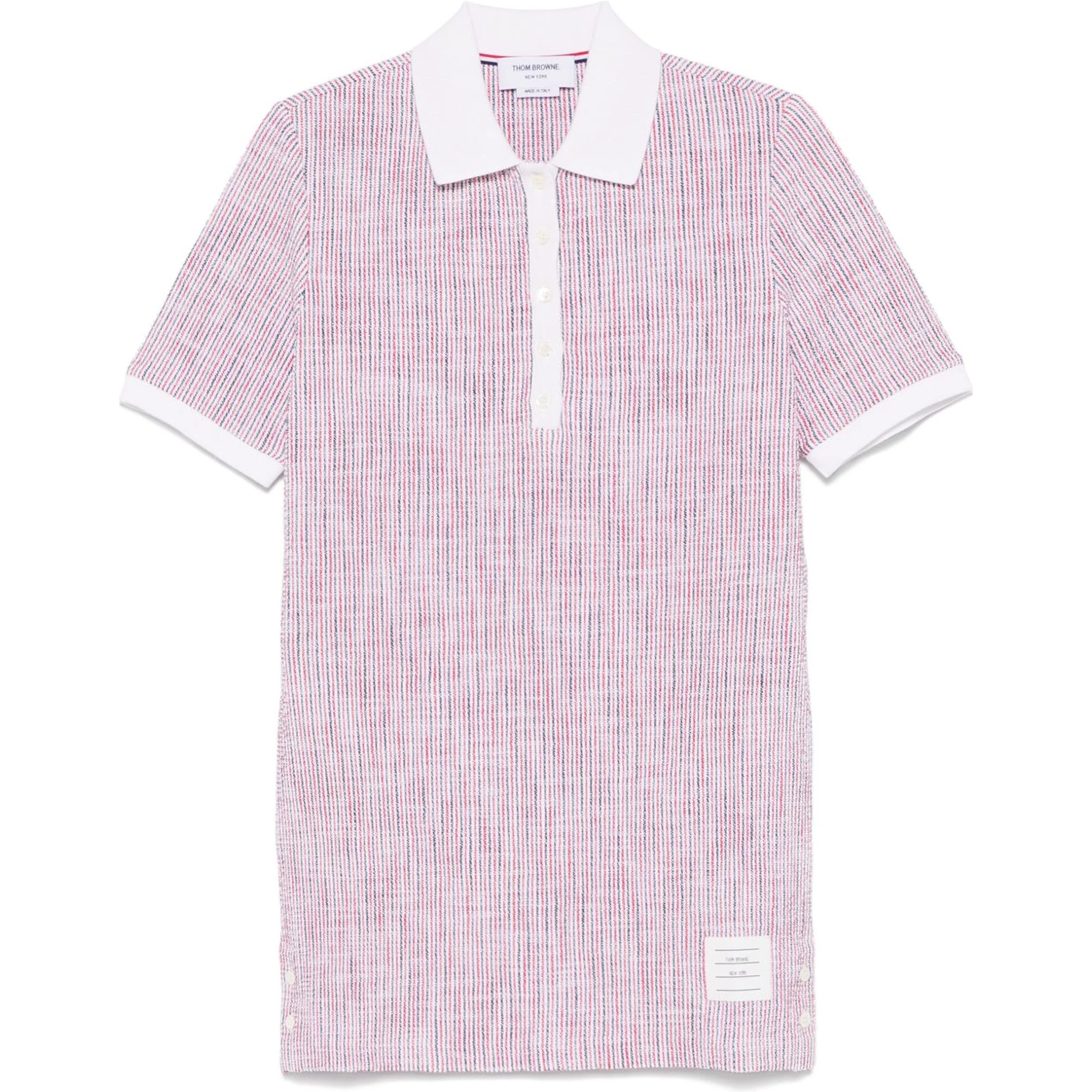 Rwb Tweed Polo Dress In Red/white/blue