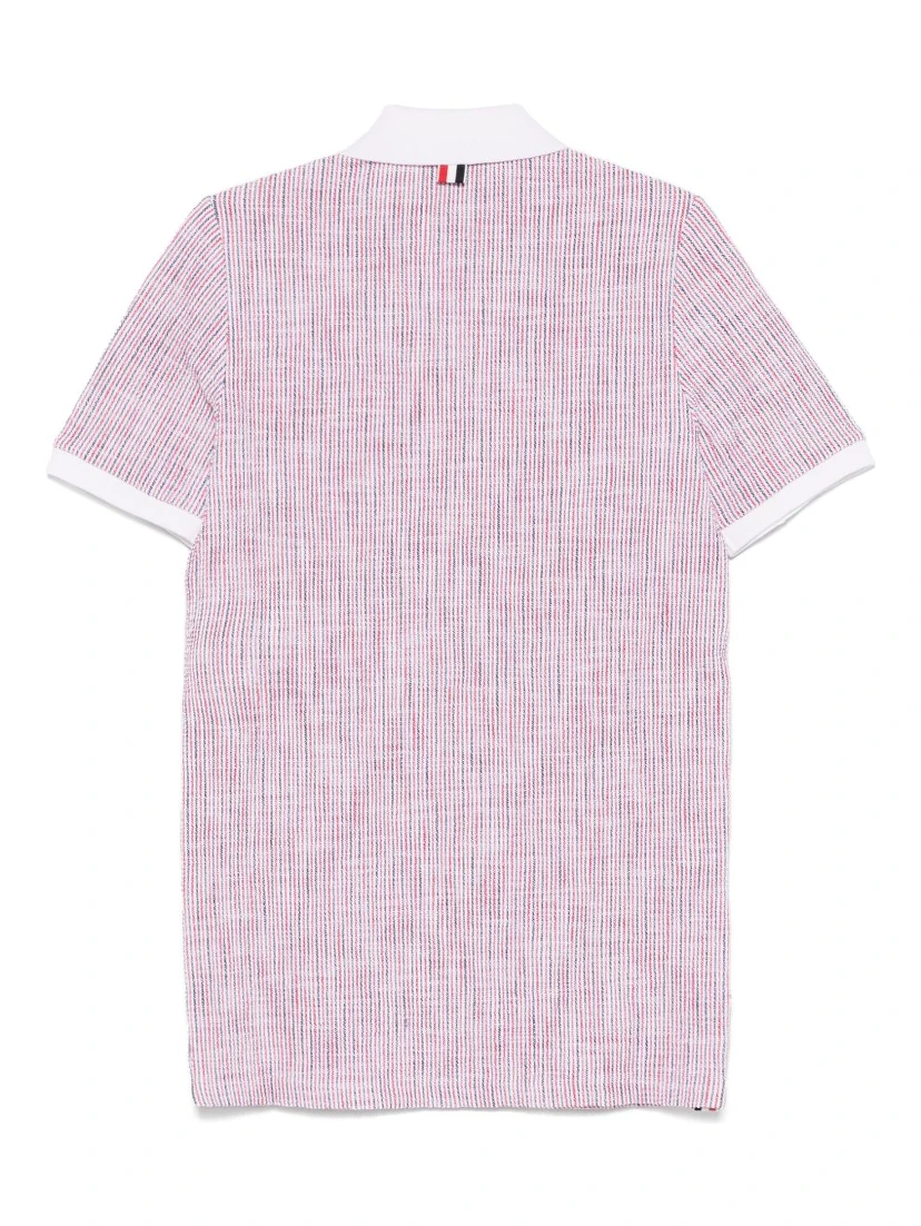 Rwb Tweed Polo Dress In Red/white/blue