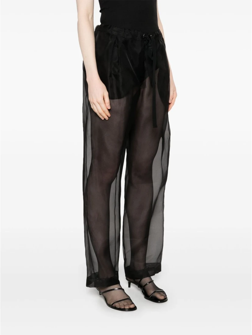 silk trousers
