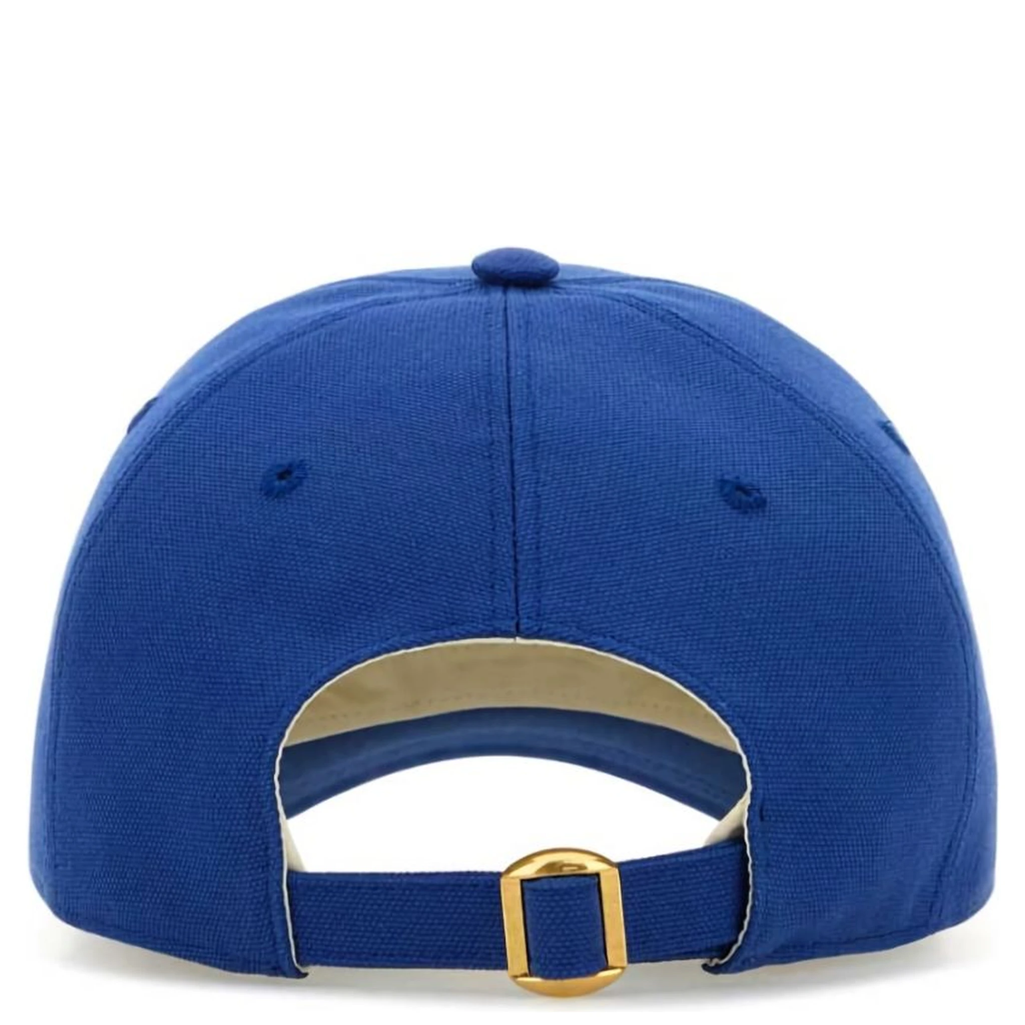 Electric Blue Cotton Baseball Cap