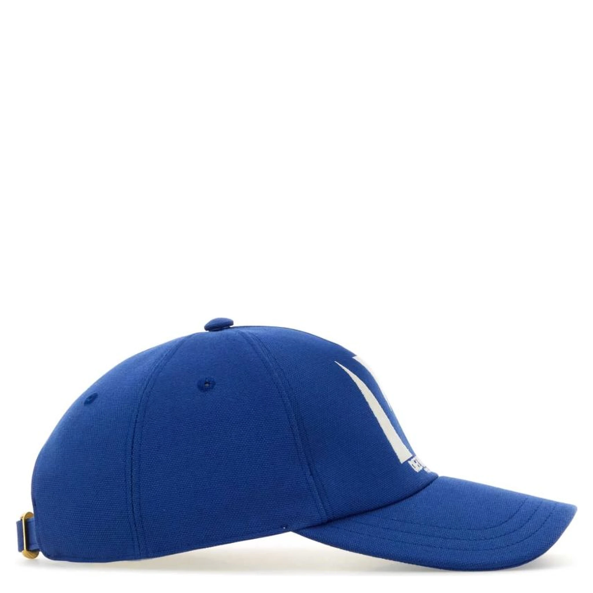 Electric Blue Cotton Baseball Cap