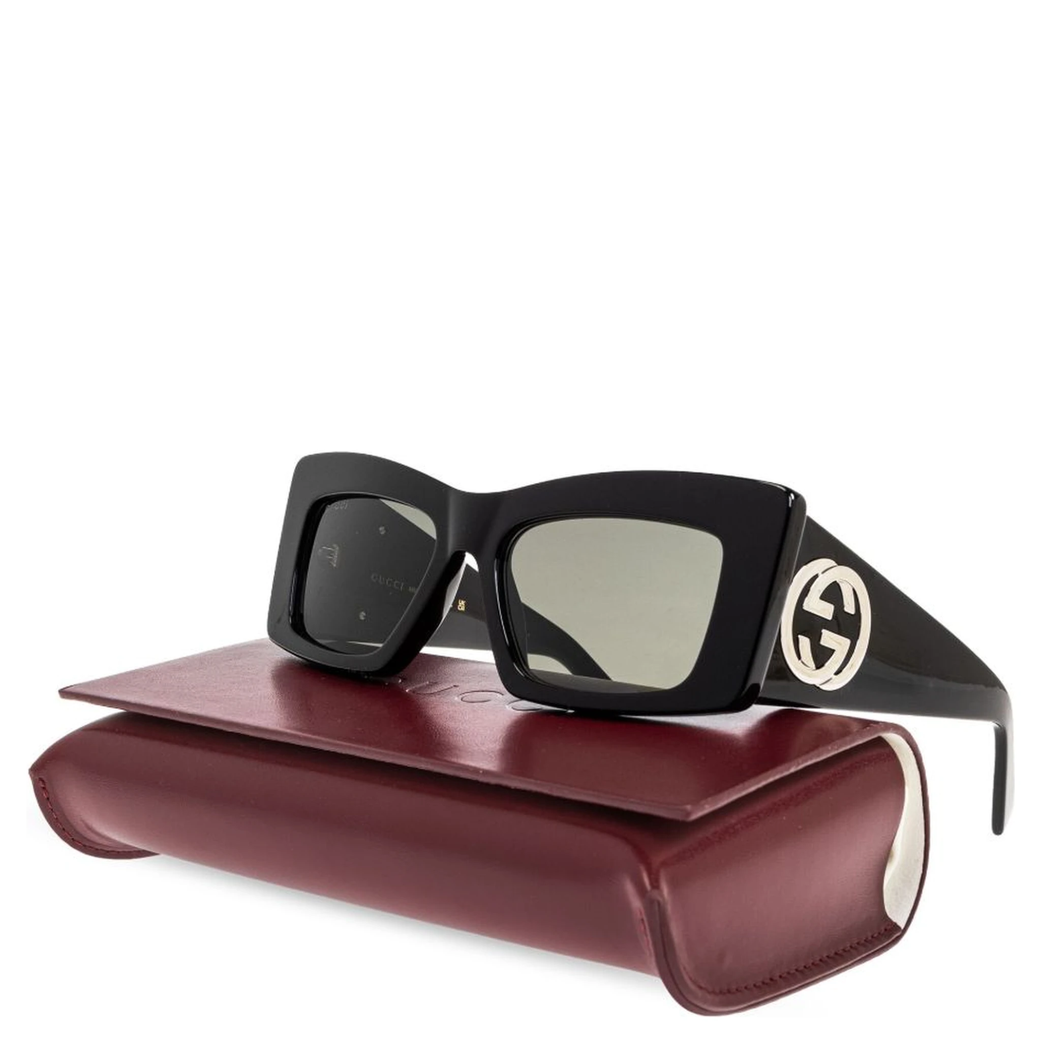 Square-frame Sunglasses In Black