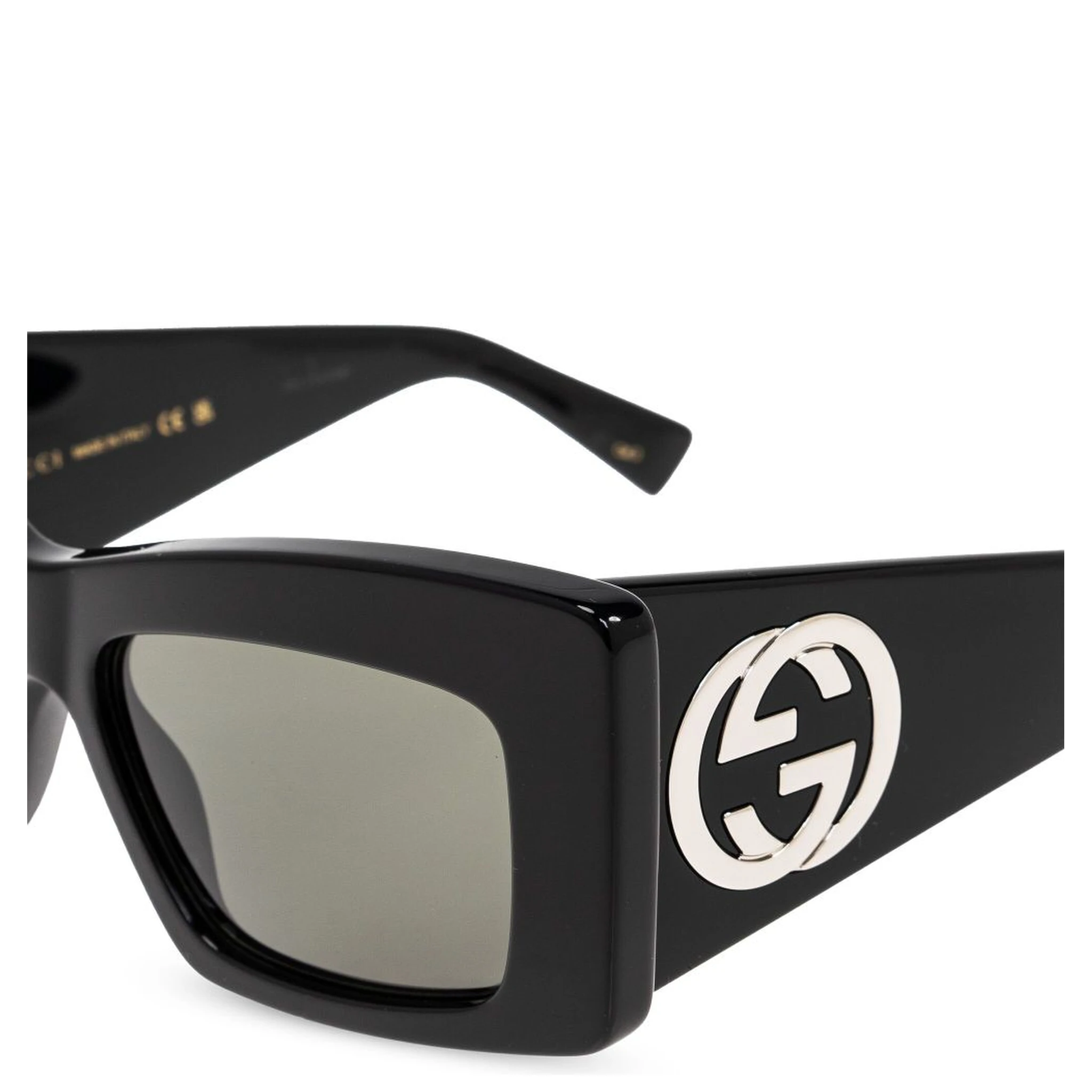 Square-frame Sunglasses In Black