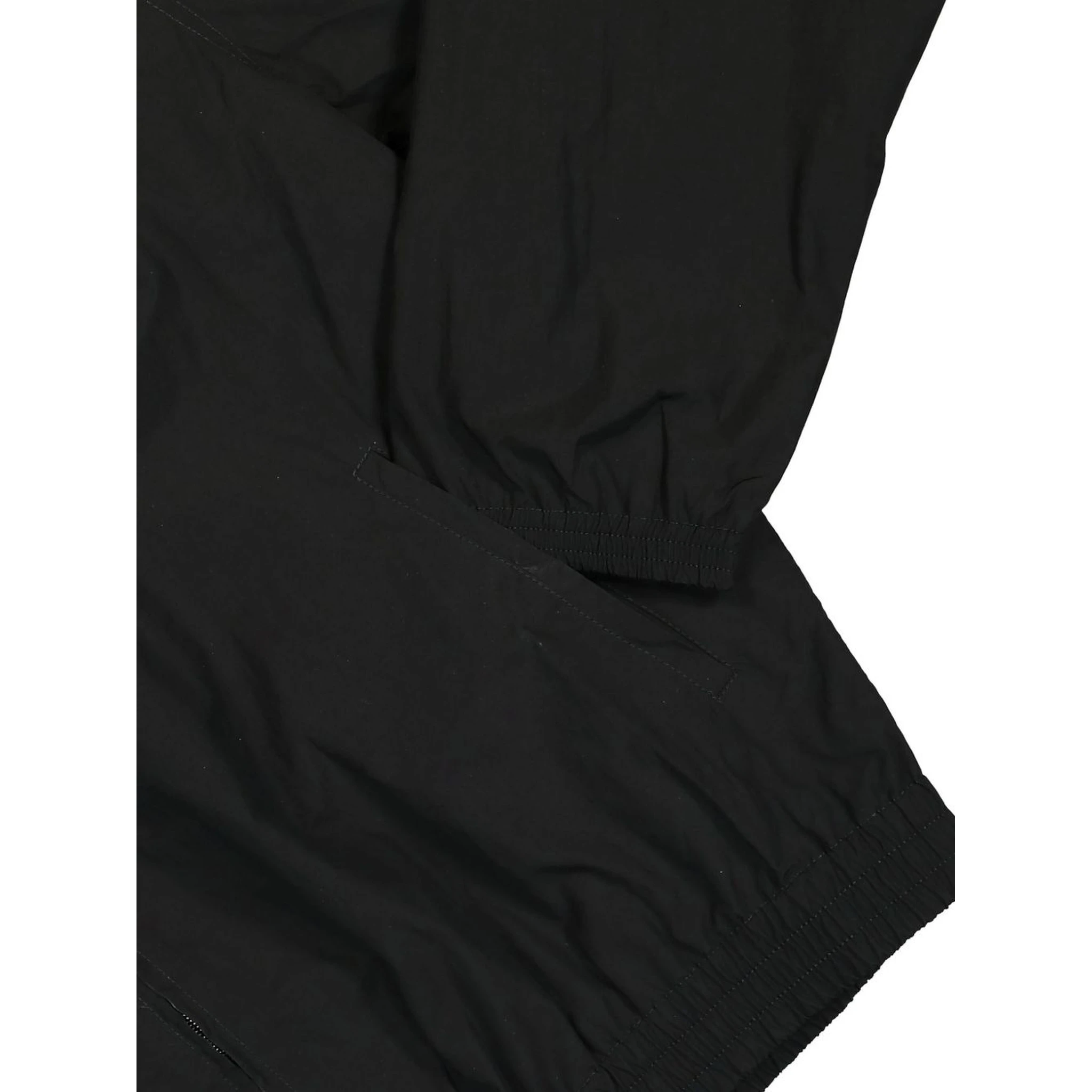 Black Recycled Nylon Track Jacket In Bk99 Black