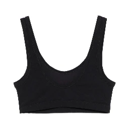 JIL SANDER LOGO-PRINT BIKINI TOP