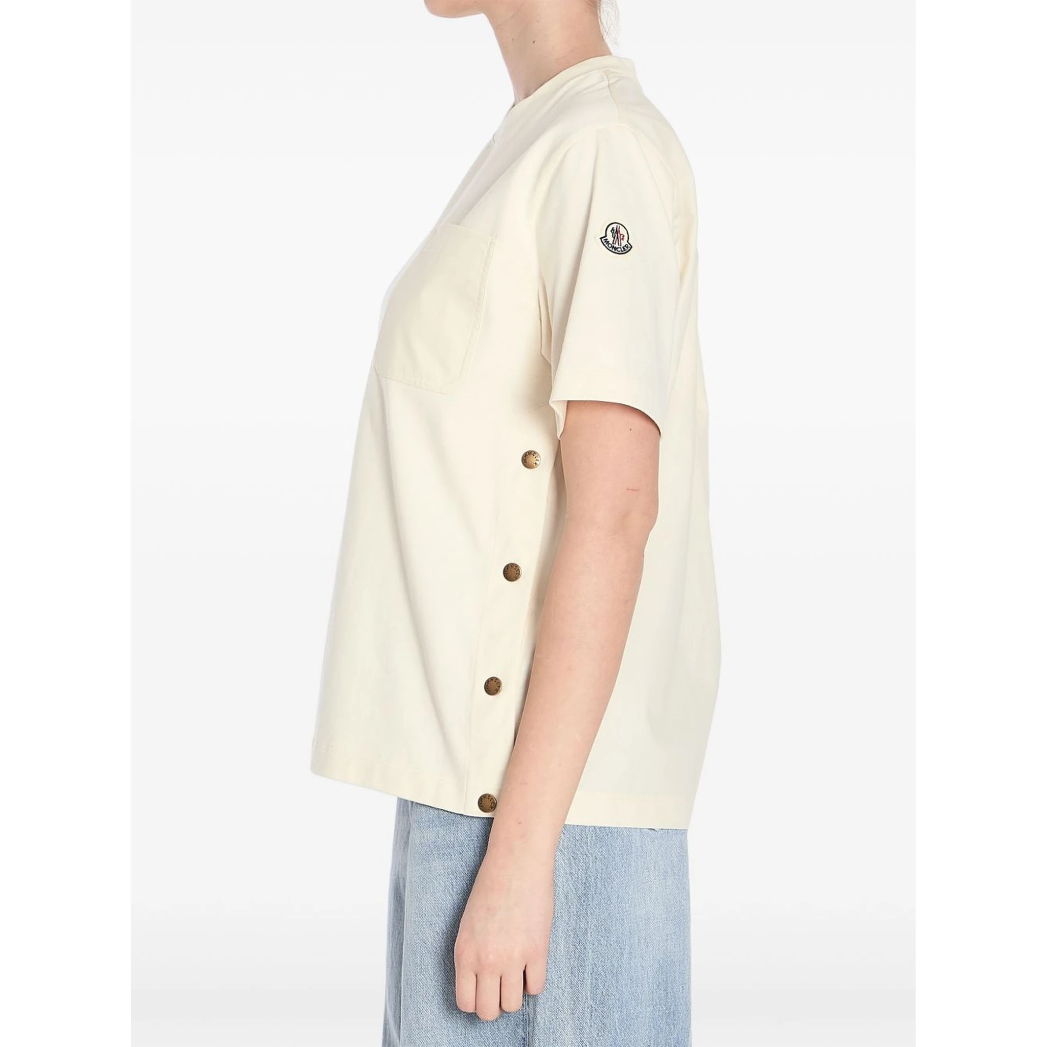 Moncler T-shirts and Polos White