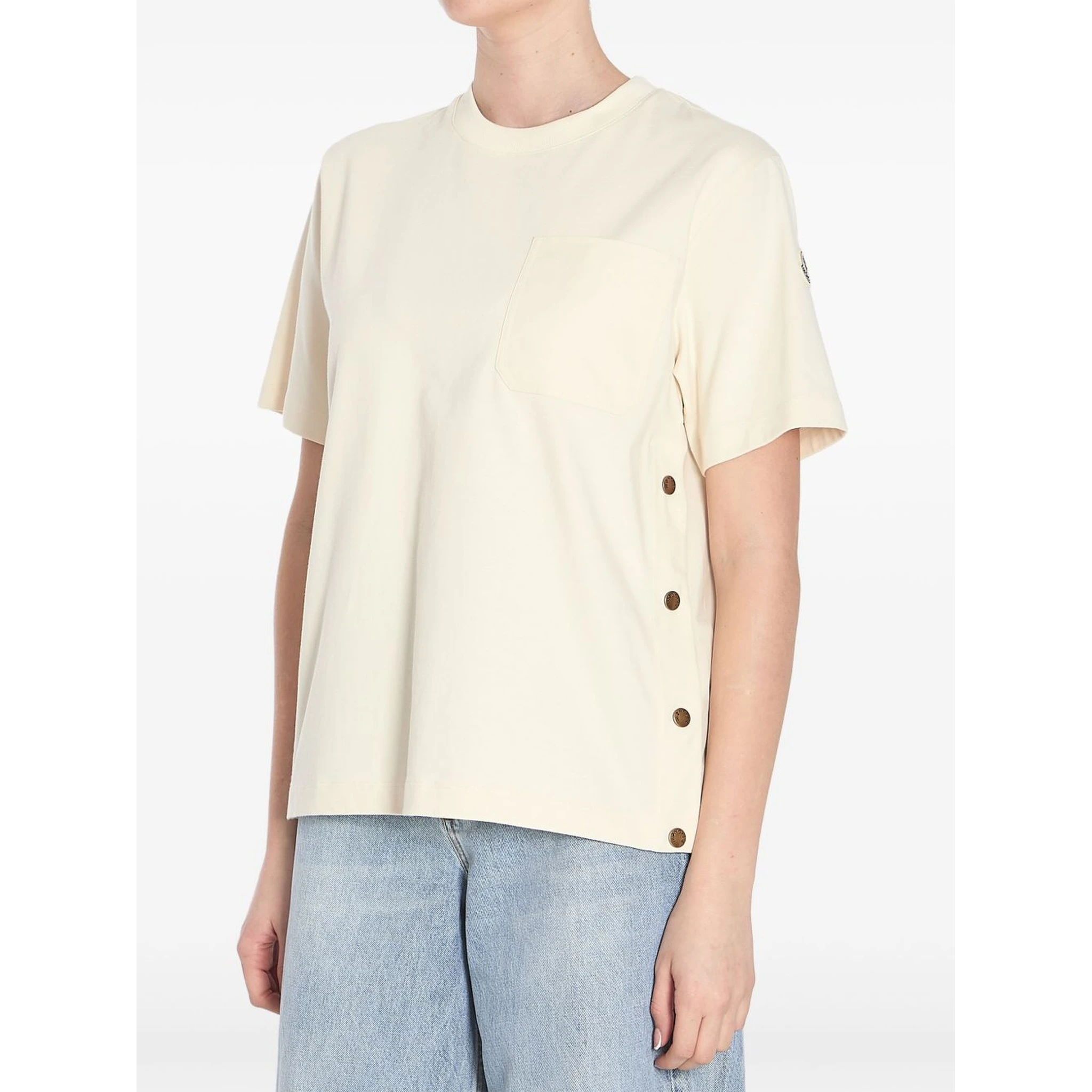 Moncler T-shirts and Polos White