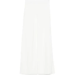 Parosh Knitted Flared Trousers In White