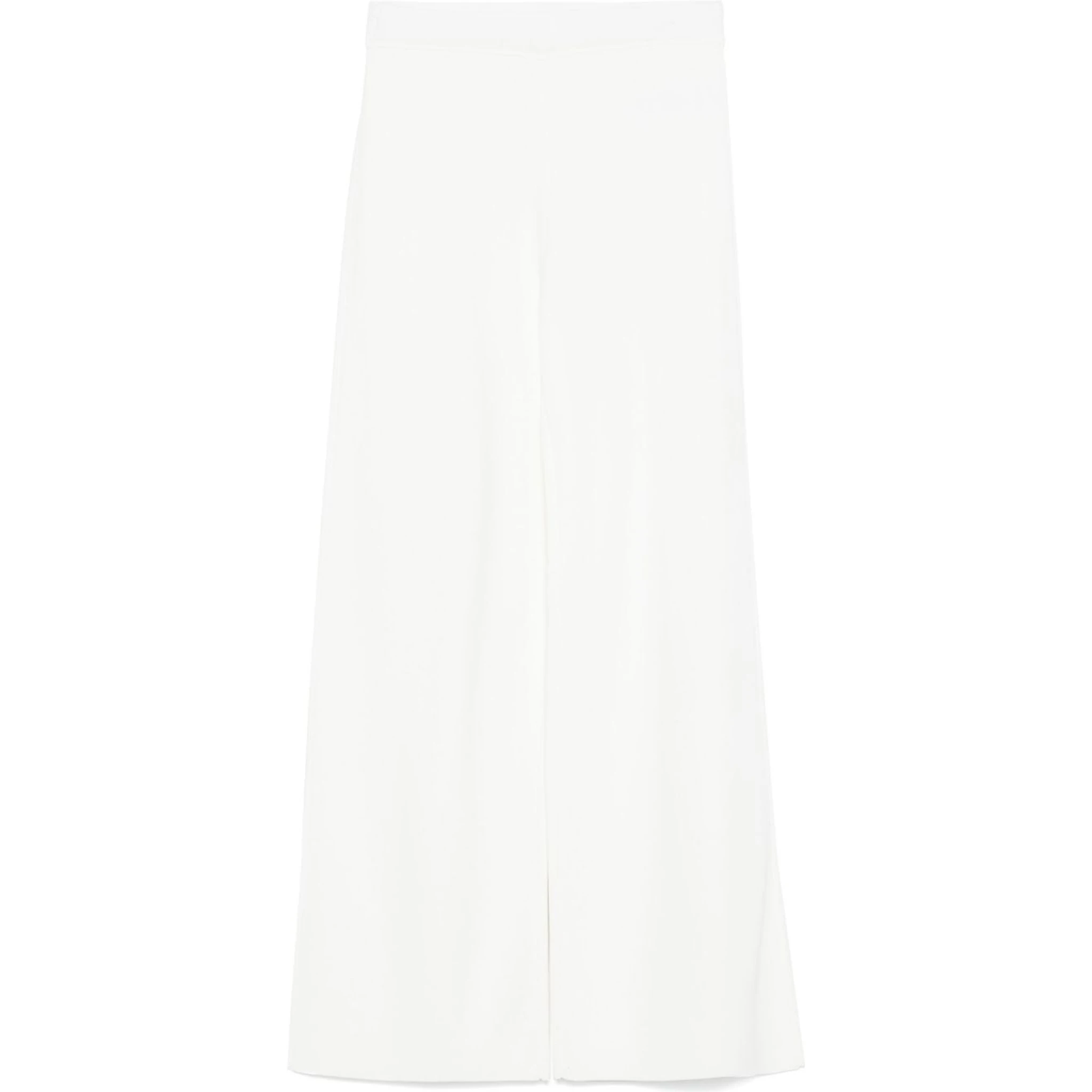 Parosh Knitted Flared Trousers In White