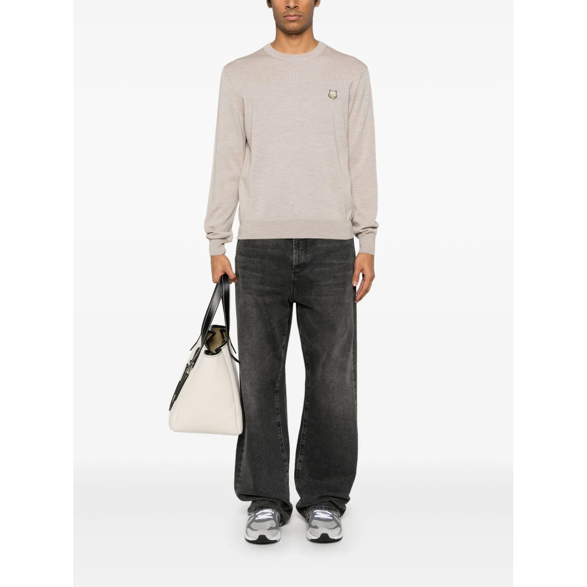 MAISON KITSUNE' Sweaters Dove Grey