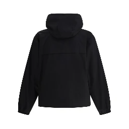 Black Cotton Shell Jacket