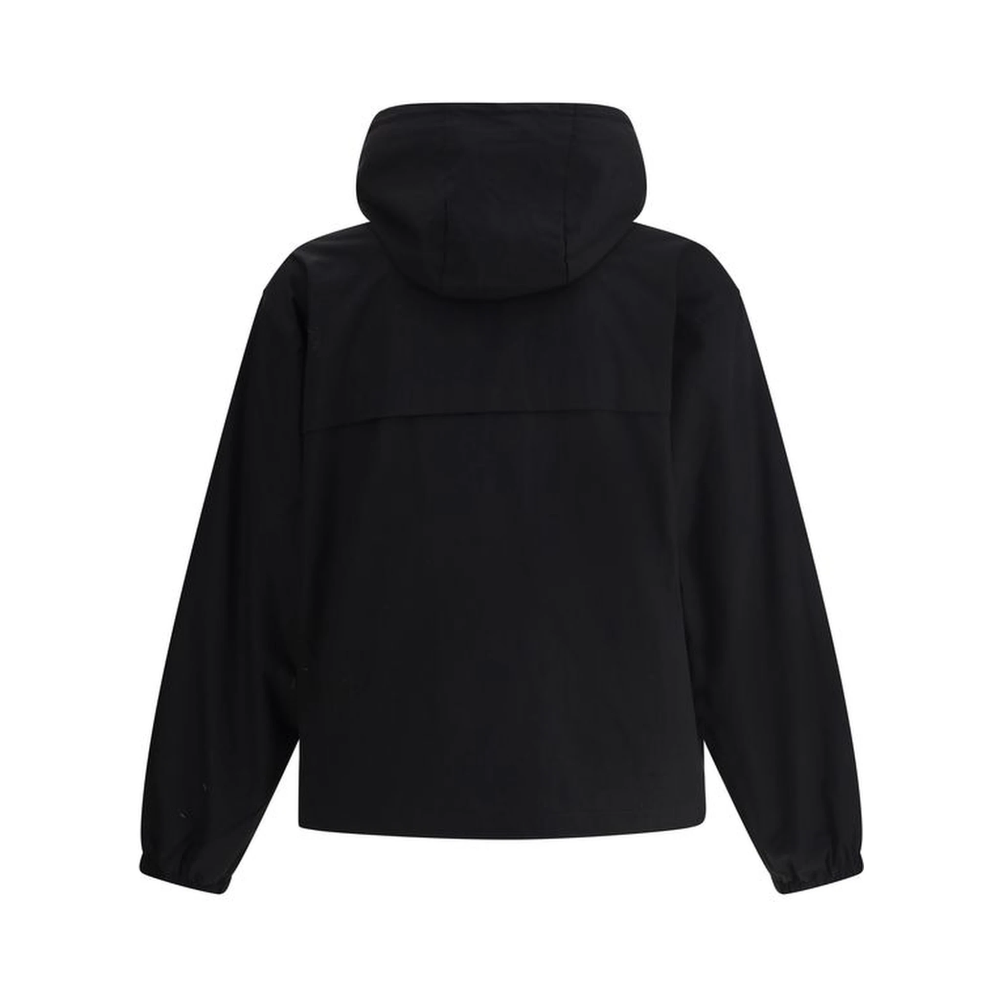 Black Cotton Shell Jacket