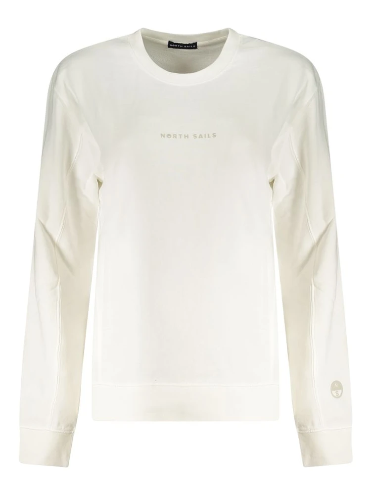 White Cotton Sweatshirt