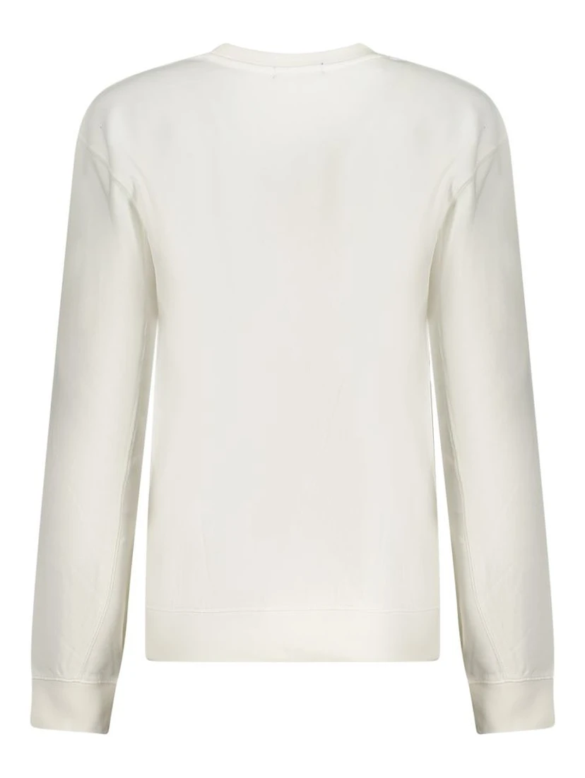 White Cotton Sweatshirt