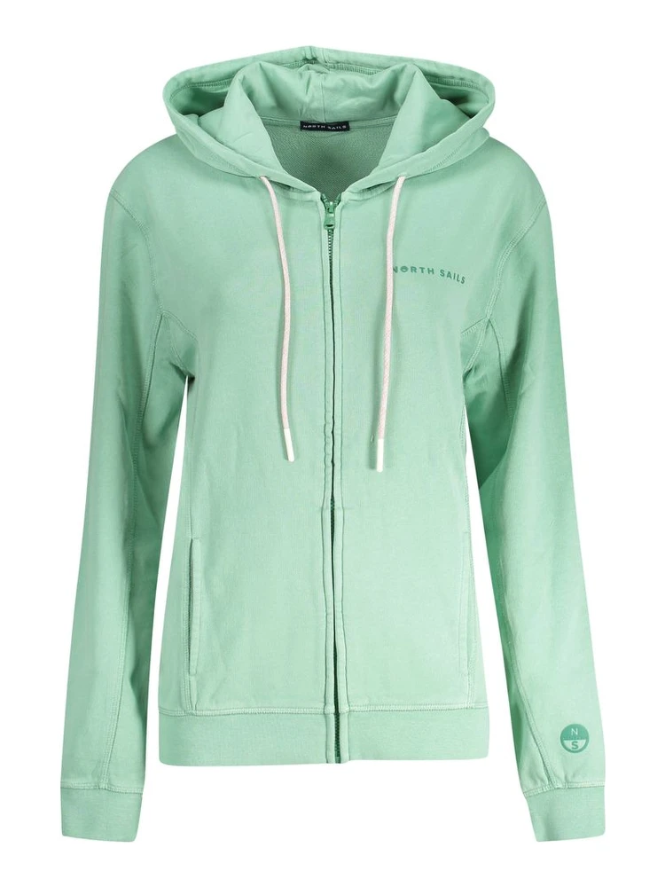 Green Cotton Sweatshirt