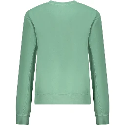 Green Cotton Sweatshirt