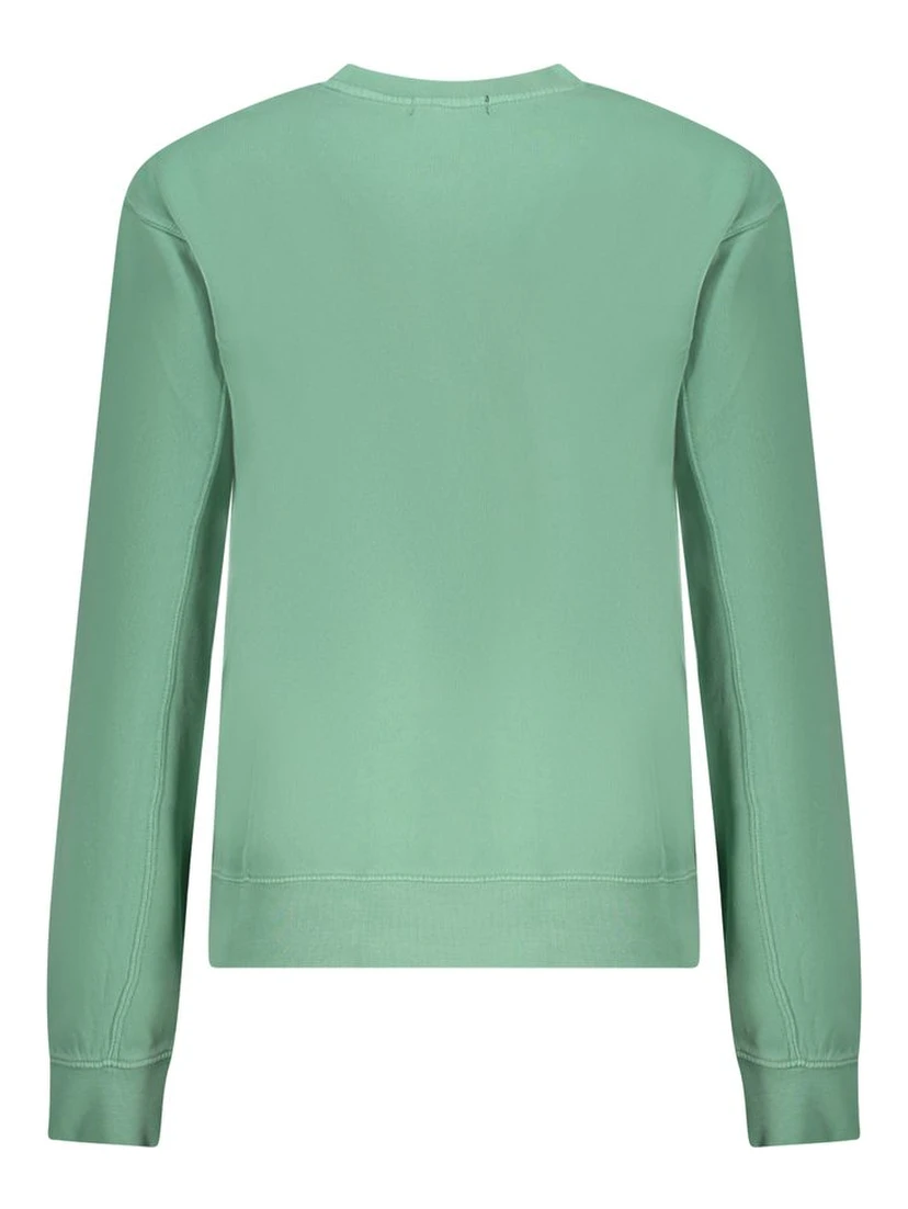 Green Cotton Sweatshirt