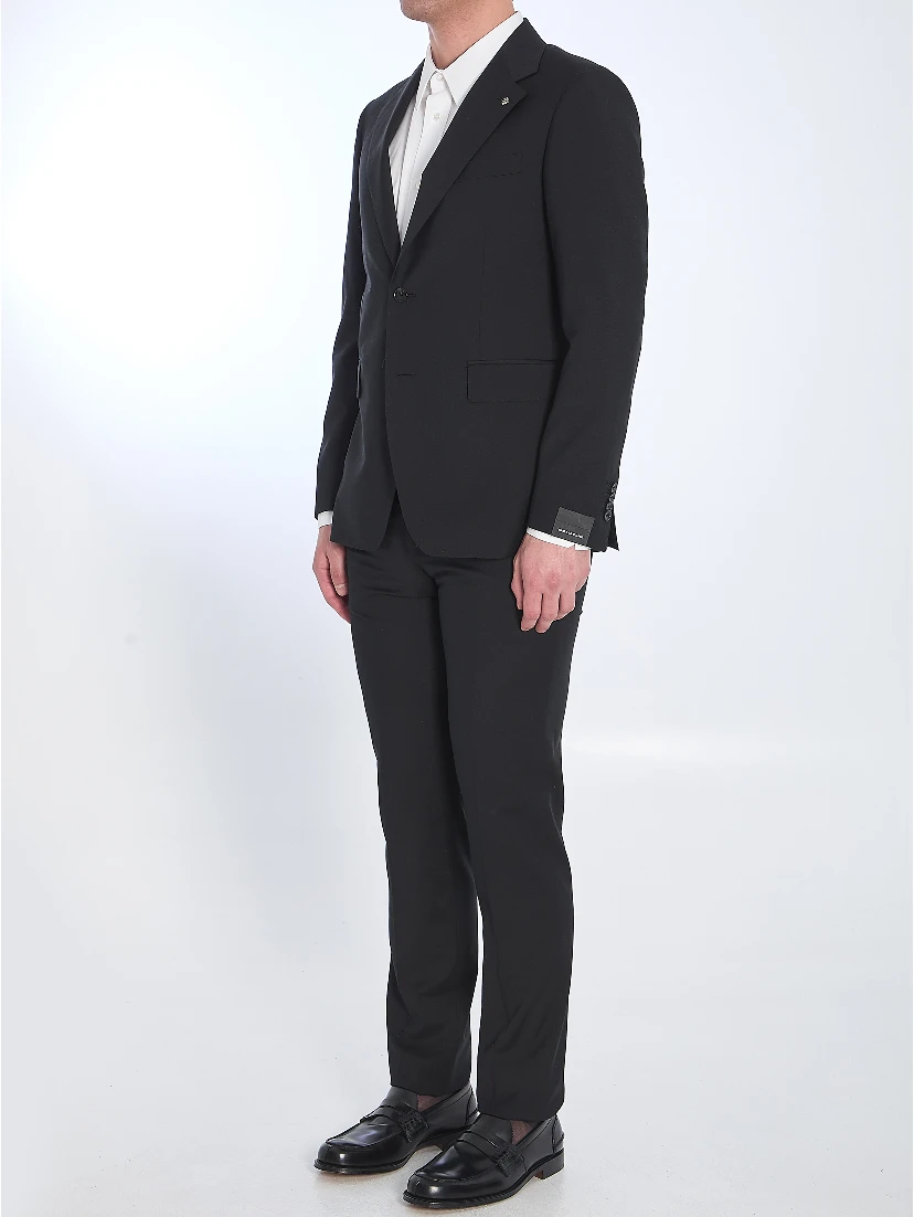 Virgin wool two-piece suit