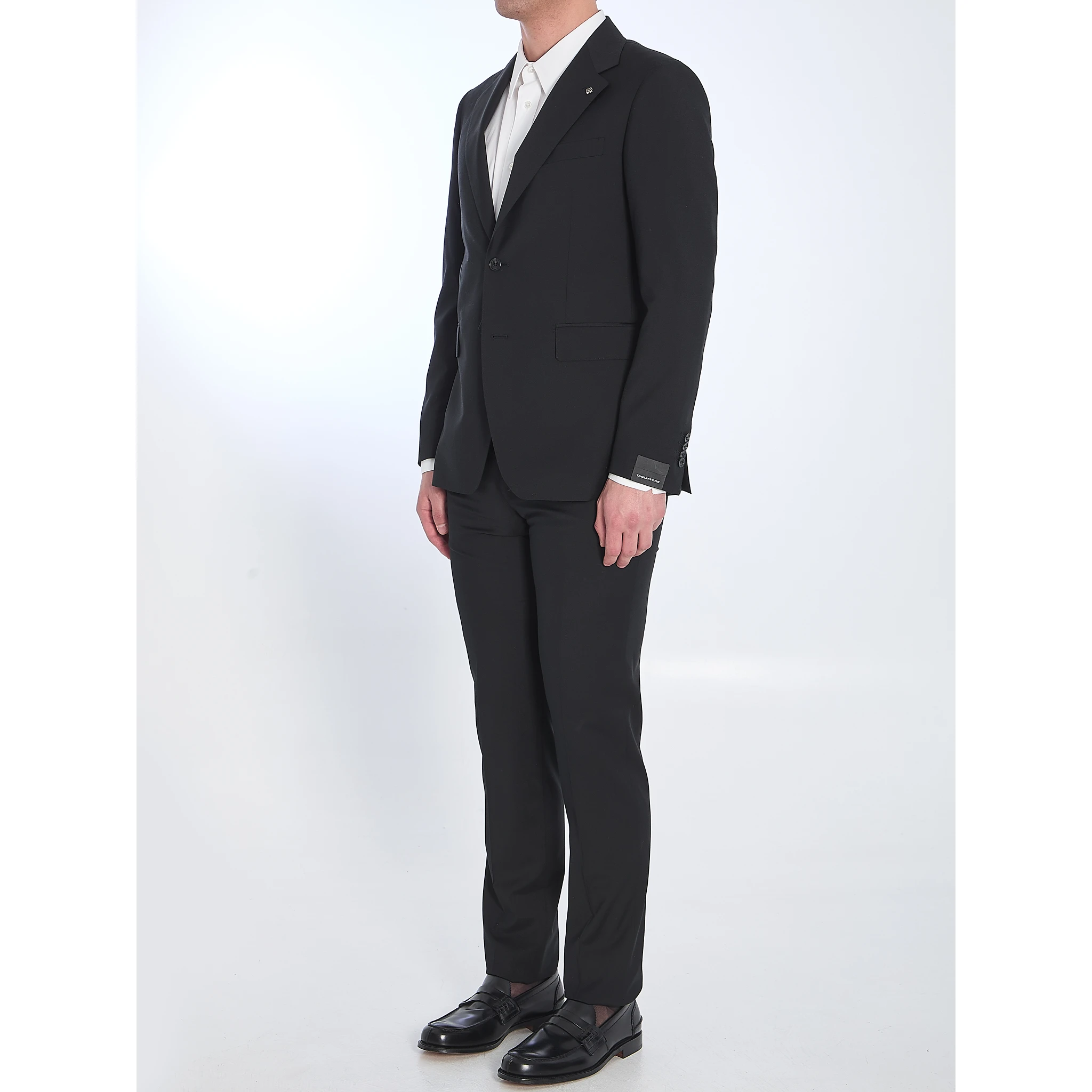 Virgin wool two-piece suit