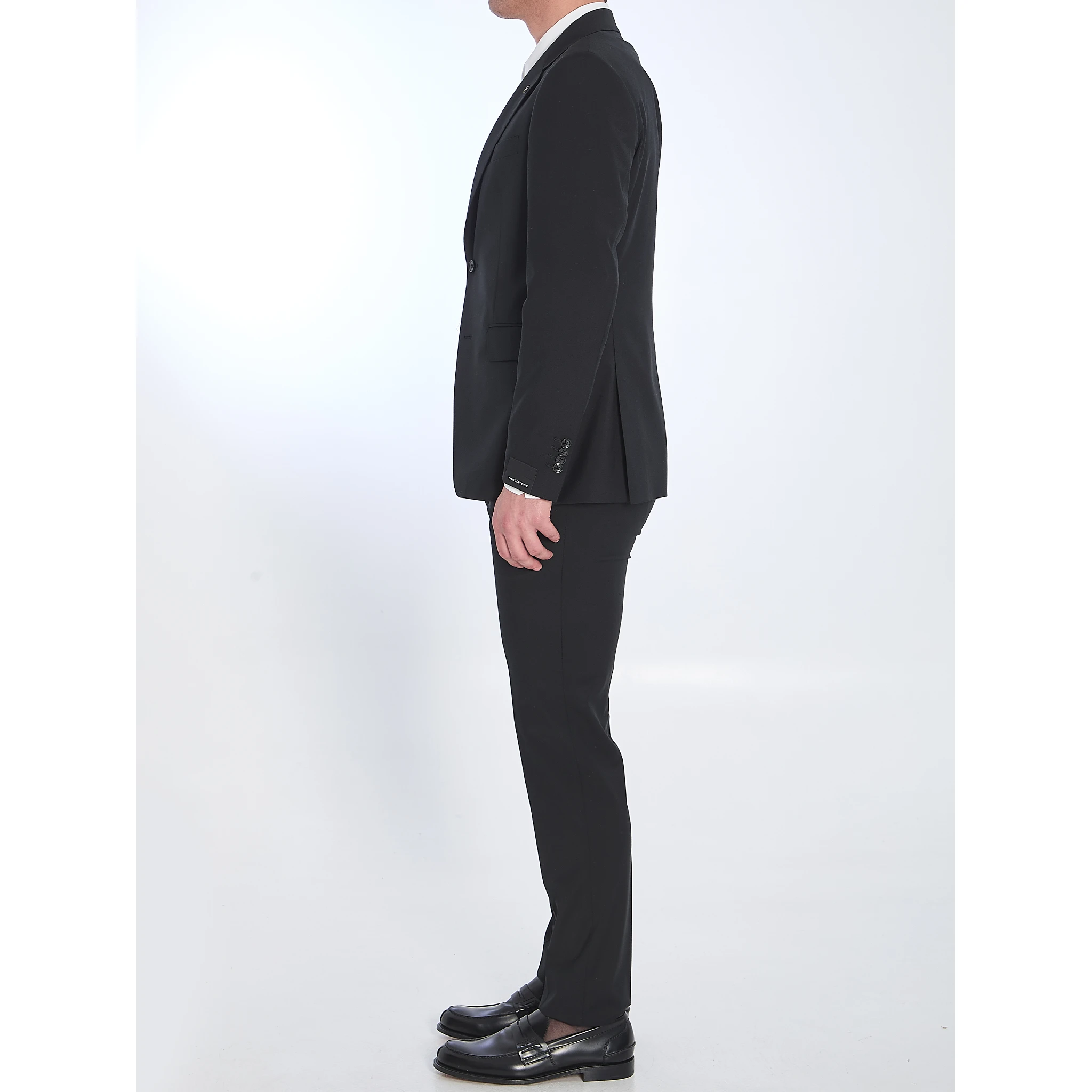 Virgin wool two-piece suit