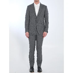 Virgin wool two-piece suit