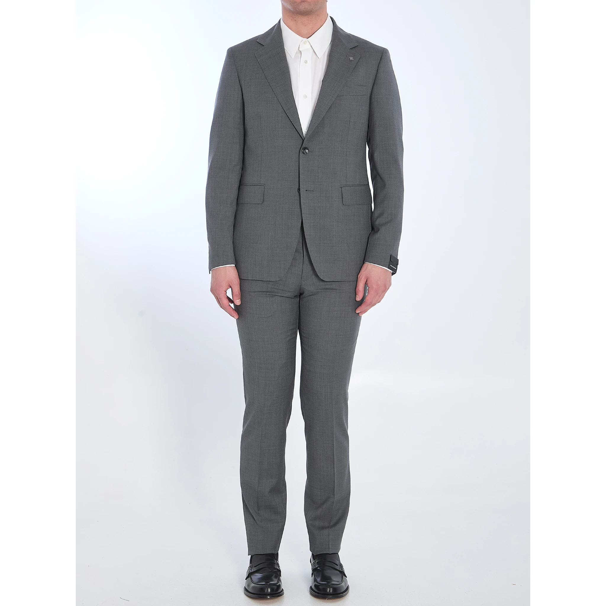 Virgin wool two-piece suit